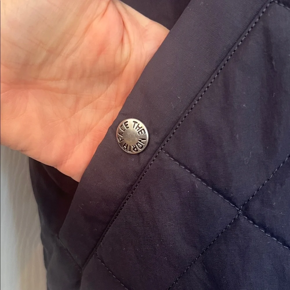 The North Face cozy “quilted” fleece